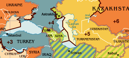 Часовой пояс Азербайджана